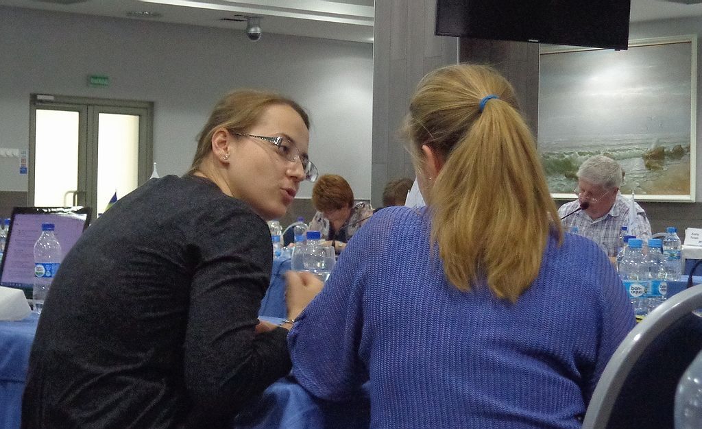 Синхронный перевод заключительных обсуждений на конференции «Национальные меньшинства Украины»