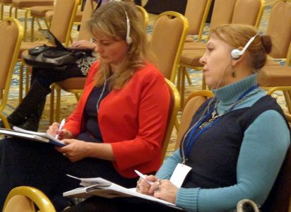 участники конференции с переводом в Fairmont Киев