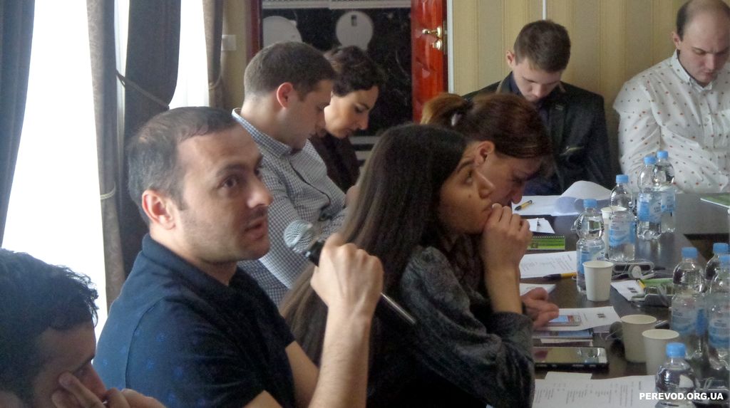 Синхронный перевод, Одесса, обсуждение материалов и вопросов на семинаре